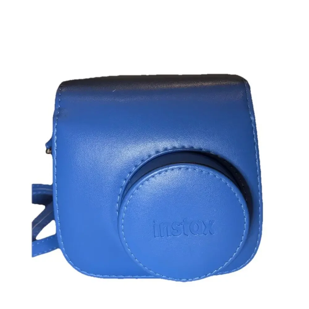 Fujifilm Instax Mini 9 - Cobalt Blue Instant Film Camera With Custom Case